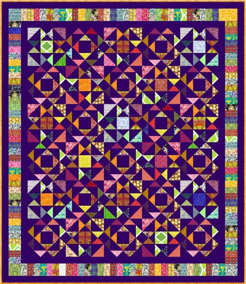 JEWEL in the CROWN Quiltaddicts Patchwork Quilt PDF Pattern Etsy
