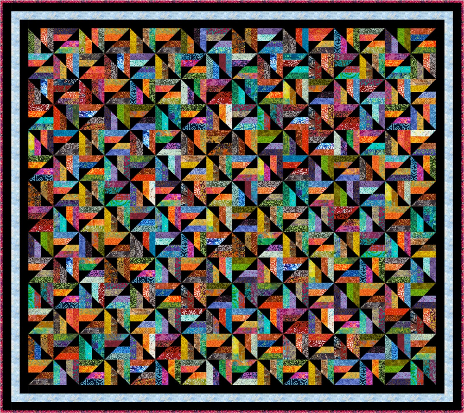 SULAWESI - Quilt-addicts Patchwork Quilt PDF Pattern (sent ...