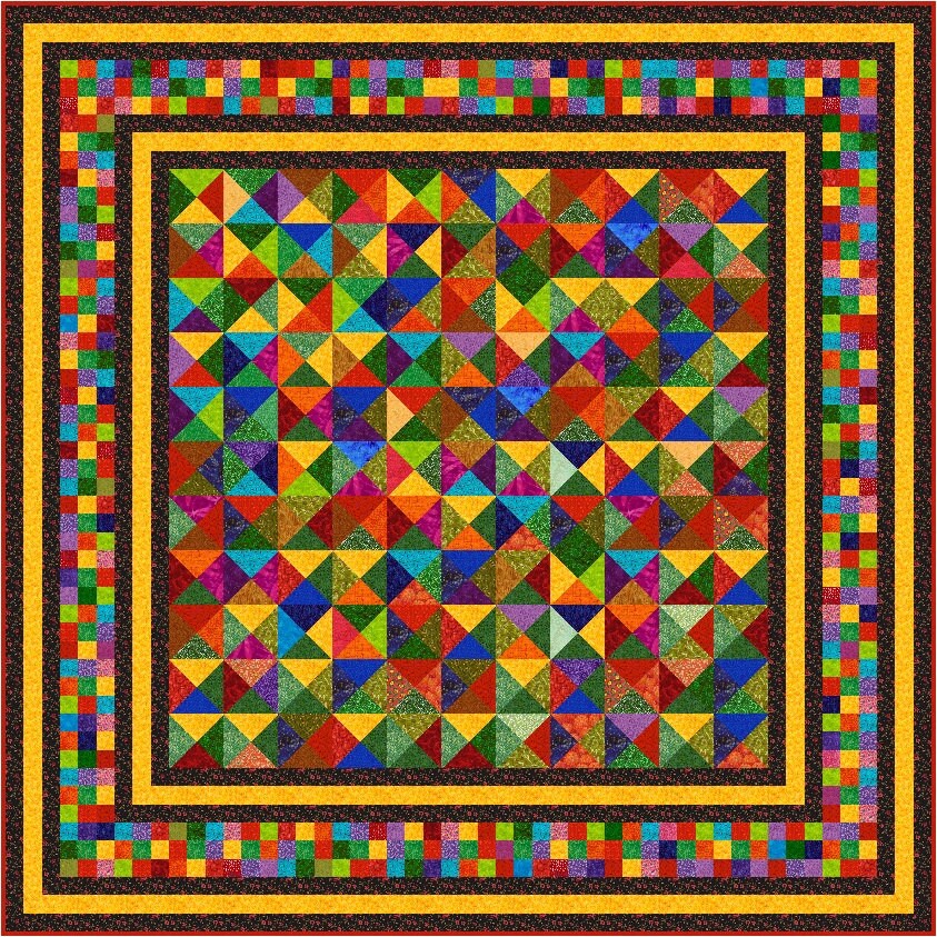 Jelly Beans QuiltAddicts Patchwork Quilt Pattern Etsy
