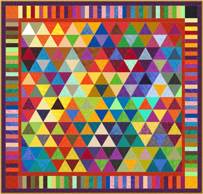 TRAPEZE QuiltAddicts Patchwork Quilt Pattern Etsy.de