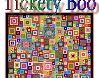 TICKETY BOO - Quilt-Addicts Patchwork Quilt PDF Pattern - Electronically sent