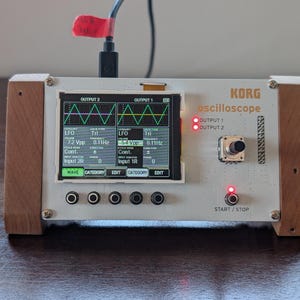 Panneaux latéraux en merisier Allegheny massif pour oscilloscope Korg NTS-2