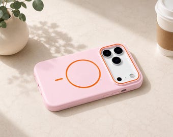 MagSafe Matte iPhone Case, Minimalist Slim Silicone Phone Cover for iPhone 11 12 13 14 15 16 Pro Max, Soft Shockproof Case
