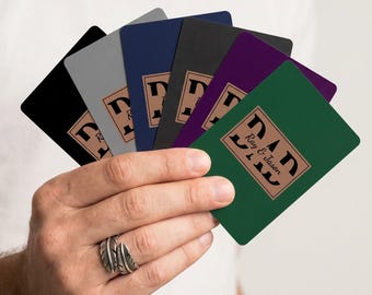 Personalized Dad Playing Cards with Kids Names, Custom Deck of Cards for Father's Day, Gift for Him, Husband, Grandpa, Custom Poker Deck