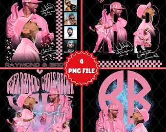 Raymond und Brown R & B Tour 2026 PNG Bundle Fan Art Design (Digitaler Download)