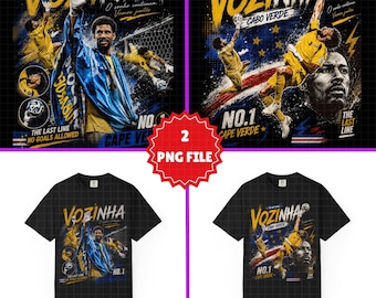 Vozinha World Cup 2026 Png | cabo verde Soccer Legend Vozinha Shirt Design | Digital Download
