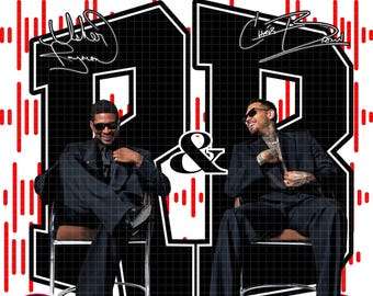 Raymond and Brown R&B Tour 2026 PNG Fan Art Design (Digital Download)