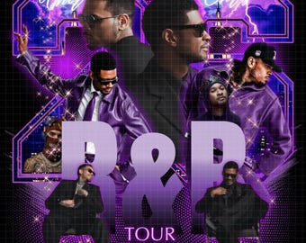 Raymond and Brown R&B Tour 2026 PNG Bundle Fan Art Design (Digital Download)