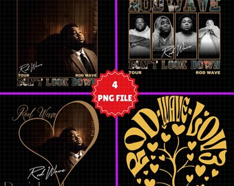 Rod Wave Don't Look Down Tour PNG (Descarga digital)