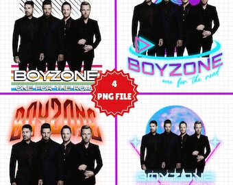 Boyzone Zwei für The Road PNG | Retro Tour Grafik (Digitaler Download)