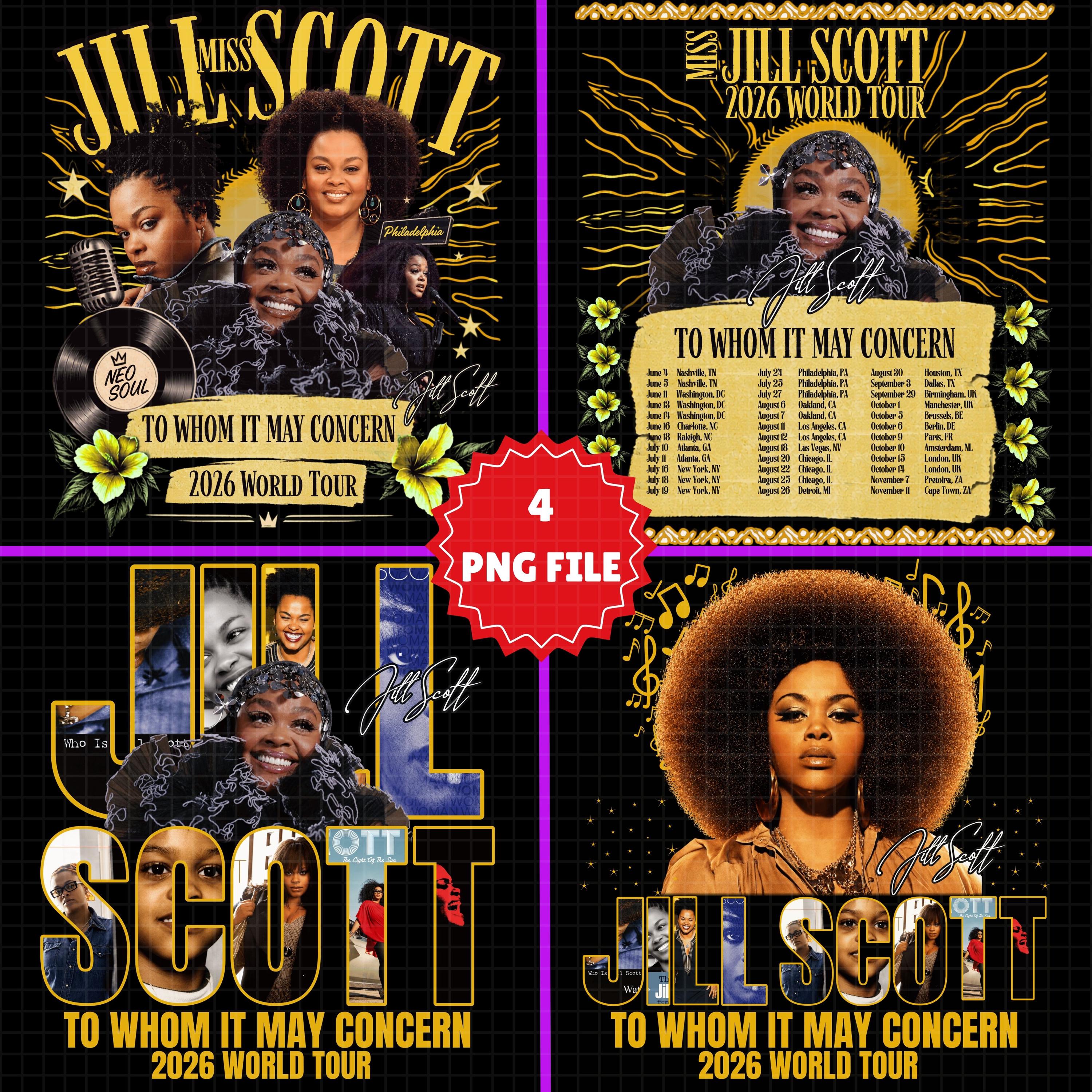Jill Scott Poster - Etsy