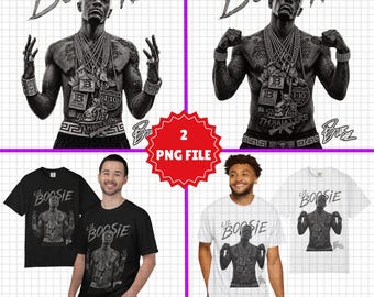Lil Boosie PNG Grafik, Boosie Badazz Rap Künstler, 90er Jahre Konzert Shirt Design (Digitaler Download)