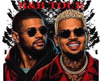 Raymond and Brown R&B Tour 2026 PNG Fan Art Design (Digital Download)