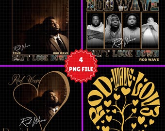 Rod Wave Don't Look Down Tour PNG (Digitaler Download)