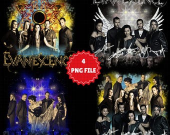 Evanescent tour 2026, Konzert PNG T-Shirt PNG Design Bundle (Digitaler Download).