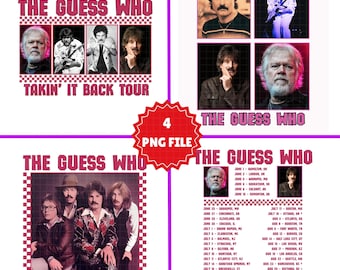 Guess Who Takin' Back Tour T-Shirt PNG-Datei (digitaler Download)