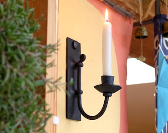 Hand-Forged Swivel Wall Sconce