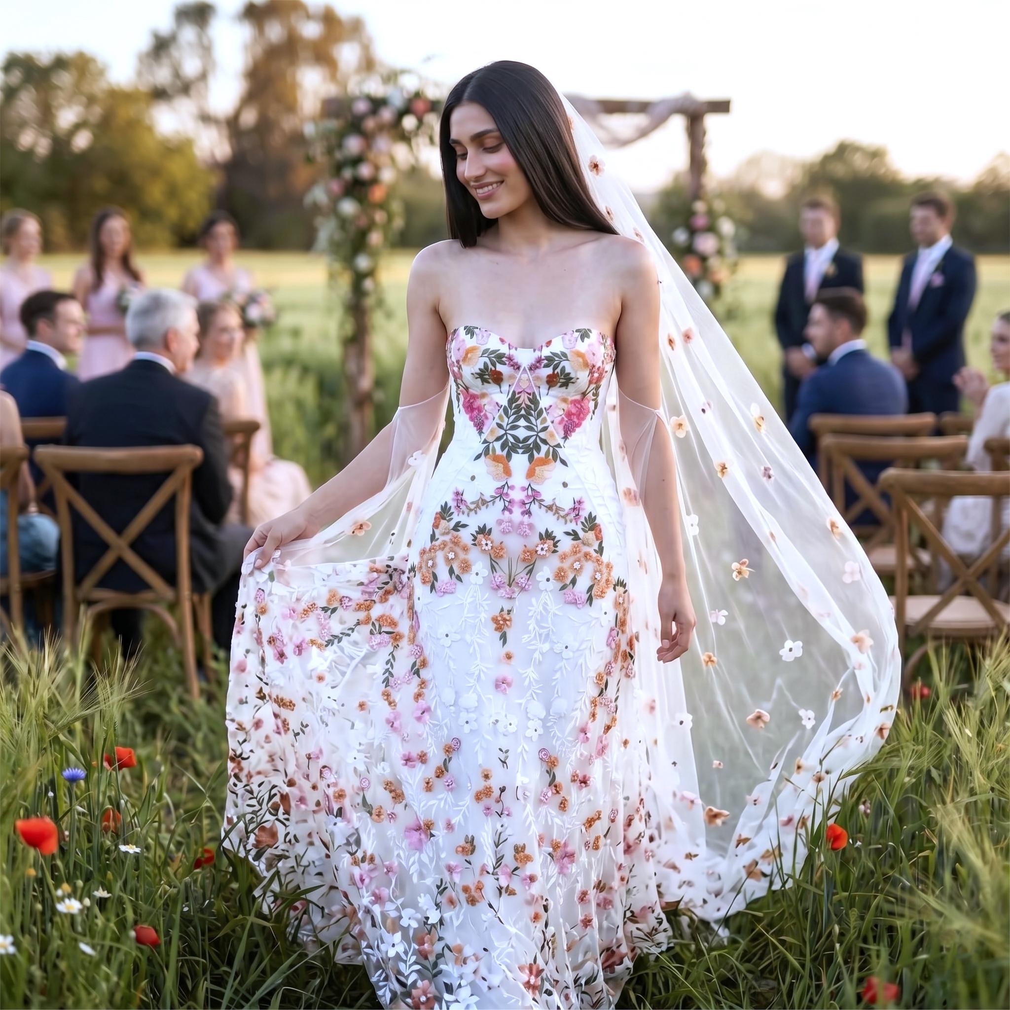 Sunflower Wedding Dress - Etsy Canada