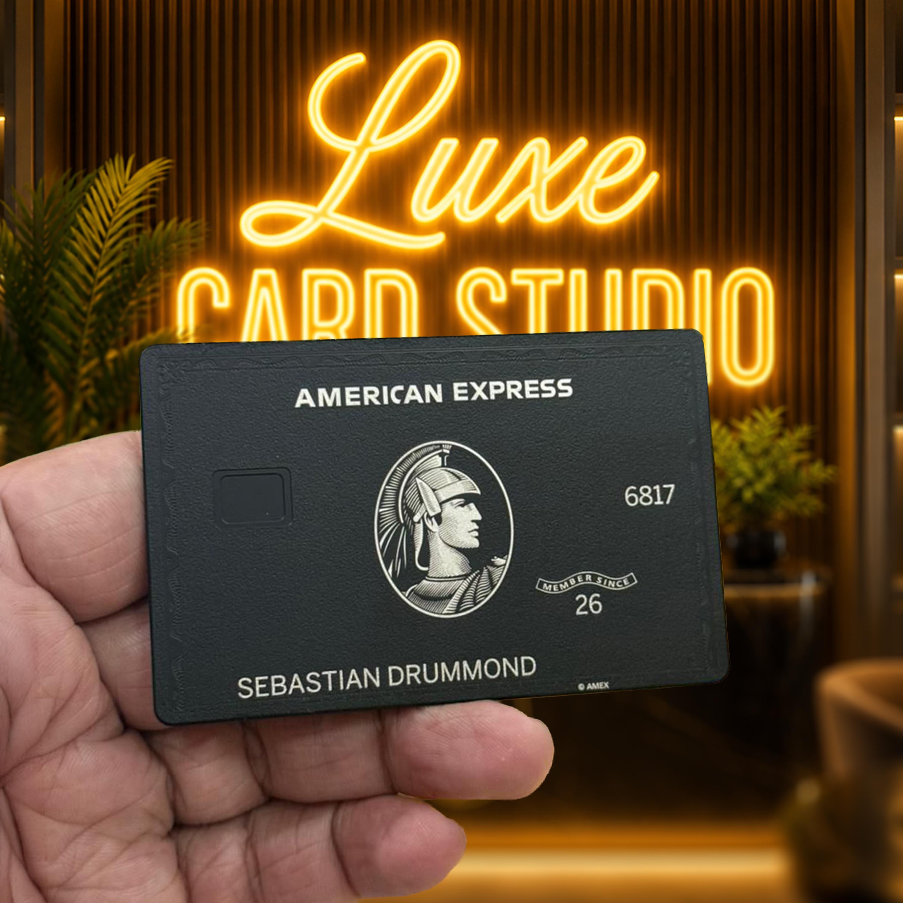 Amex Centurion Card Replica - Etsy