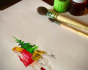 Petit chaperon rouge et loup