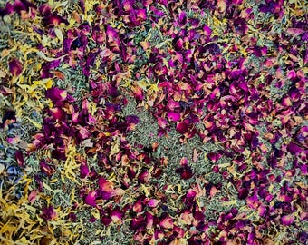 "3er Pack - ""Blütenschieber"" Geflügel Kräutermischung - Lavendel, Kamille, Rose Beutel"