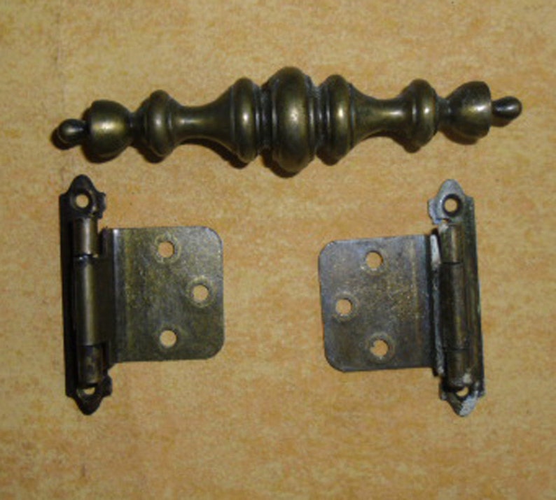 Antique Brass Finish Hardware Antique Brass Pulls Etsy