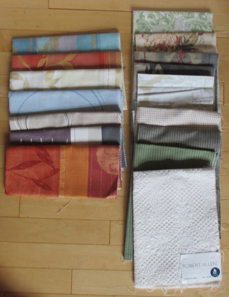 Discontinued Designer Fabrics Vintage 8 Robert Allen and 7 Etsy