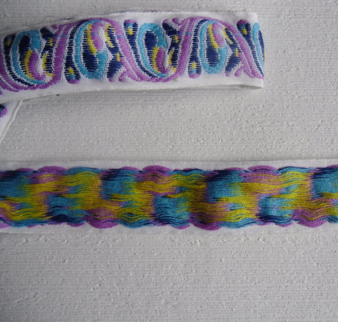 Vintage Woven Trim 2 Wide X 4 Yards 20 in Etsy
