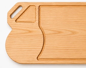 Personalized Wooden Steak Serving Board | Custom Engraved BBQ Cutting Board