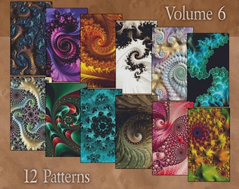 Counted Cross Stitch Designs - Fractal Cross Stitch Patterns Volume 6 - Twelve Beautiful Charts - Instant Download PdF - StitchX Best Seller