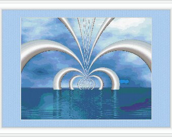 Cross Stitch Pattern WaterWorld Cross Stitch Pattern / Design