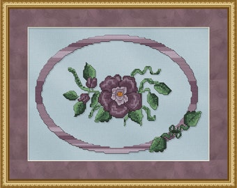 Cross Stitch Pattern Regal Beauty Cross Stitch Pattern / Design