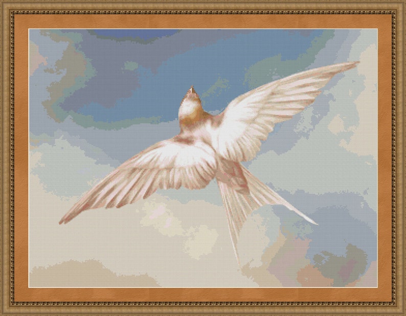 Cross Stitch Pattern Ascending Cross Stitch Pattern / Design image 1