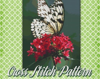 Cross Stitch Pattern Butterfly Splendor Cross Stitch Nature Design Instant Download PdF Butterflies Cross Stitch