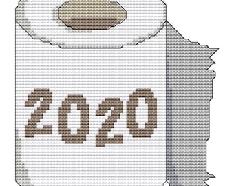 Cross Stitch Pattern Toilet Paper 2020 Instant Download PDF