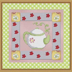 Cross Stitch Pattern Teapot Cross Stitch Pattern / Design