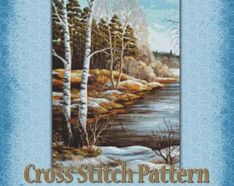 WoodlSeasons 2 Cross Stitch Pattern Instant Download pdf Design