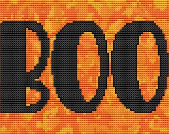 Cross Stitch Pattern Boo 2 Instant Download PdF