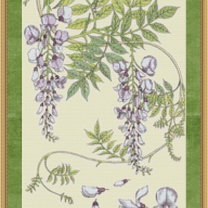 Cross Stitch Pattern Delicate Florals Instant Download PdF