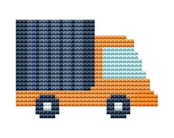 Cross Stitch Pattern Transportation Series 9 Instant Download PDF