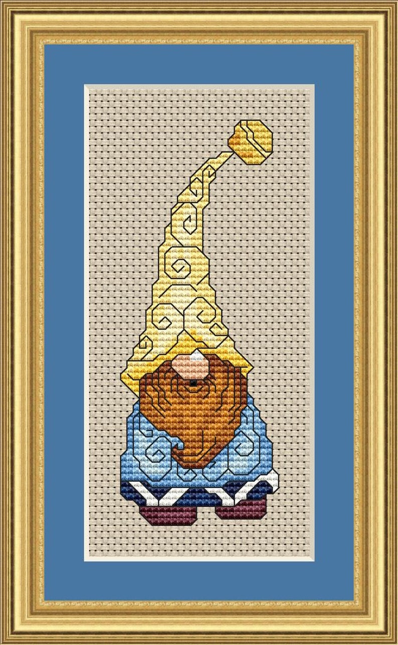 Holiday Gnome 4 Cross Stitch Pattern Fun Modern Design for - Etsy