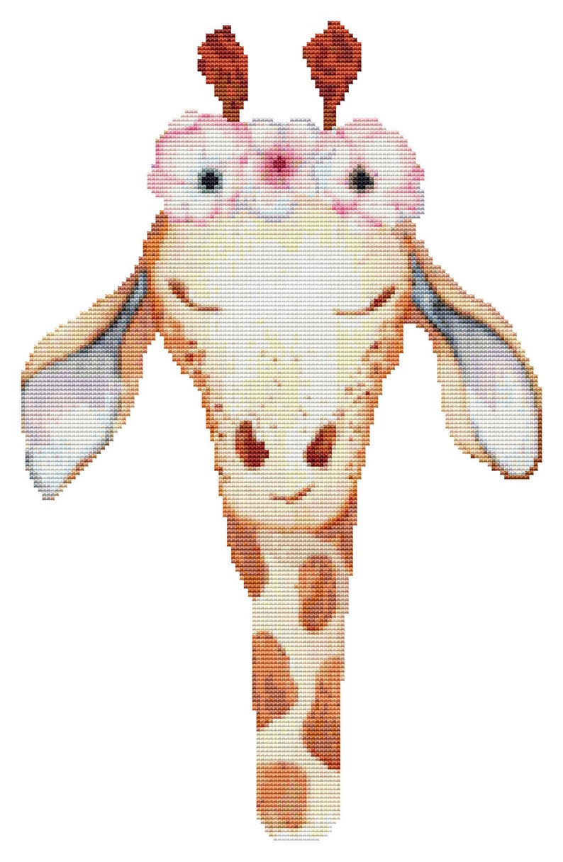 Cross Stitch Pattern Baby Giraffe Instant Download PDF Etsy