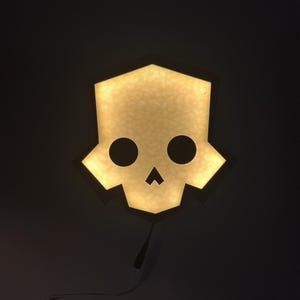 Helldivers stained glass light box