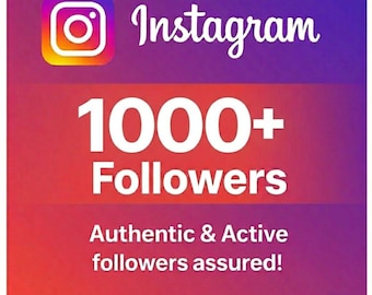 1000 follower su Instagram / Aumenta rapidamente l'engagement sul tuo profilo Instagram / Sicuro e senza bisogno di password