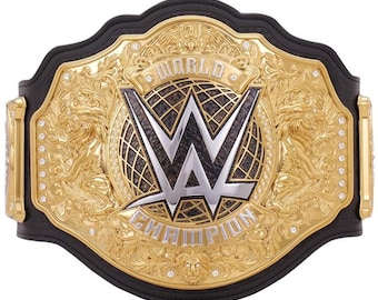 World Championship Belt Replica, Undisputed Heavyweight Title, Wrestling Collectible, Adult Fan Display, Gift for Wrestling Lovers