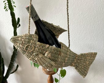 Fish Shaped Woven Bag – Mexican Palm Leaf Purse – Handmade Straw Summer Bag – Artisan Novelty Beach Tote – Vacation Basket Bag