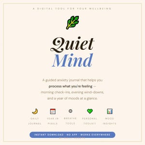 Interaktives Angsttagebuch, Stimmungstracker (Digitaler Download)