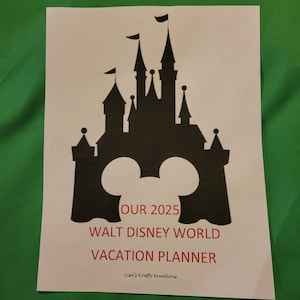 DisneyWorld Vacation Planner for 2025