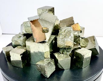 Natural Pyrite Cubes from Spain - Small to XXL