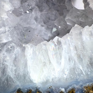 Las Choyas Geodes – Layered Parallax, Blue Chalcedony & Amethyst (Choose Your Set)